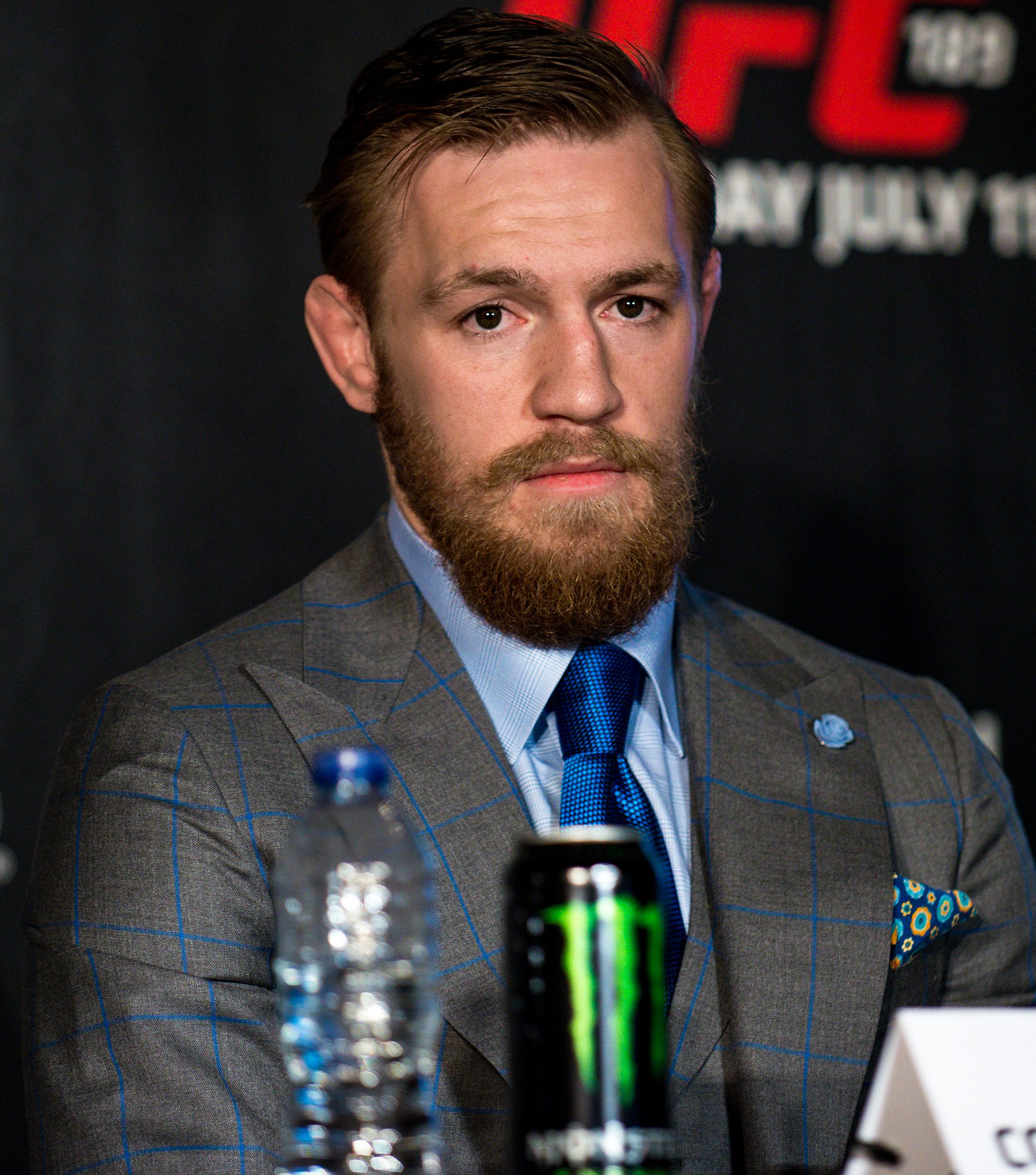 Conor McGregor at the UFC 189 World Tour in London