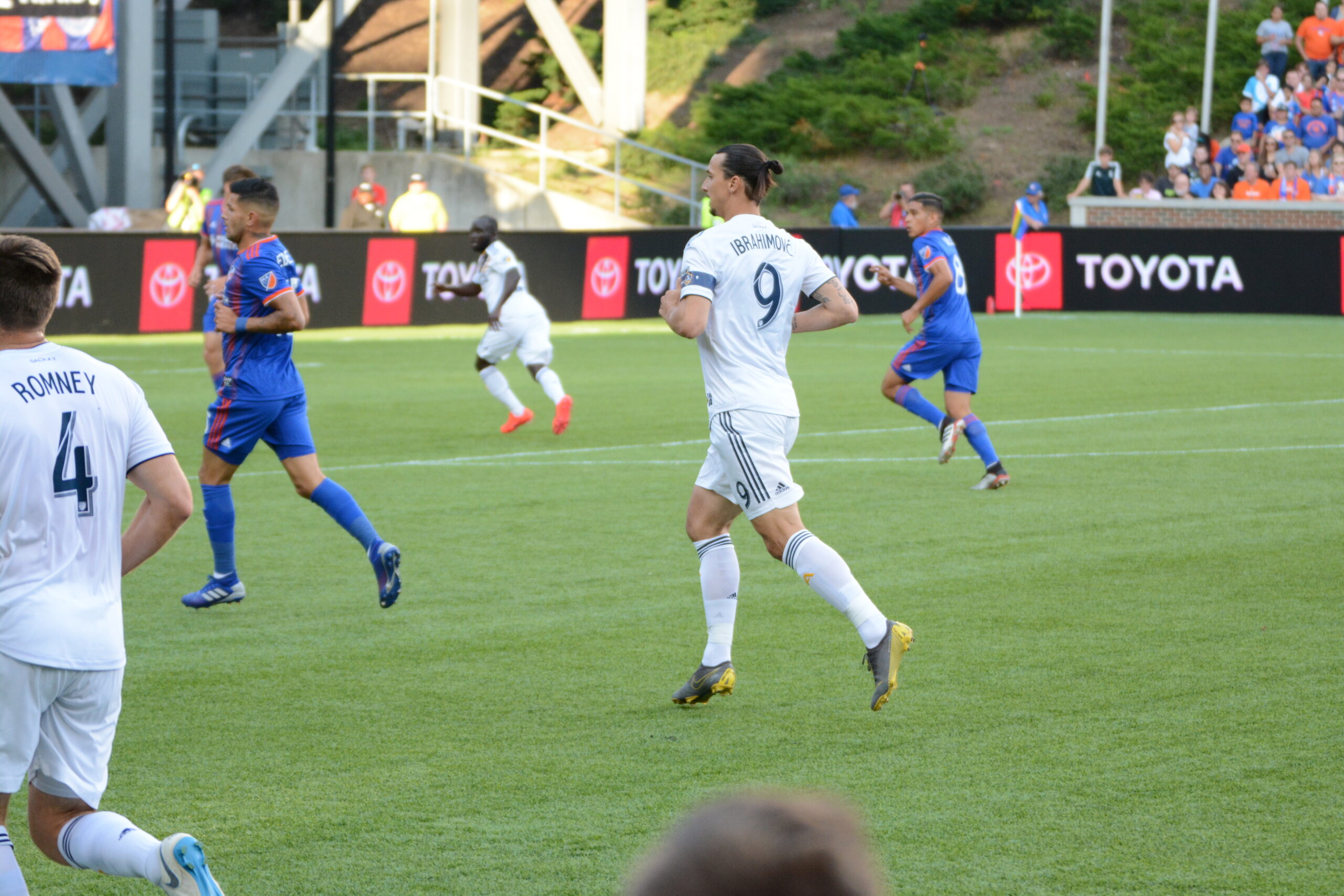 Zlatan Ibrahimovic playing for LA Galaxy, 2019